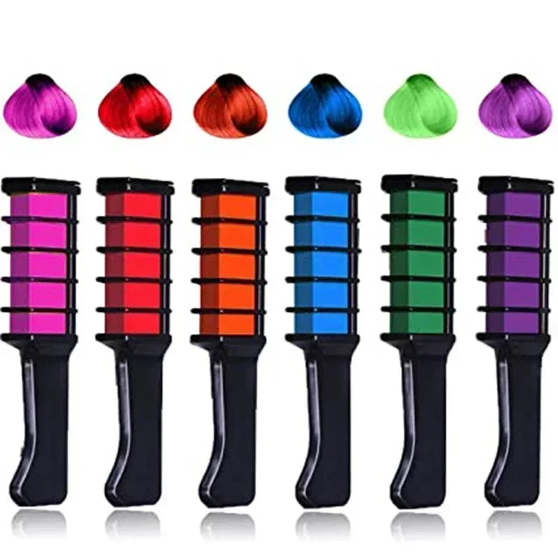 6/1pcs Hair Dye Comb Mascara Design Crayons